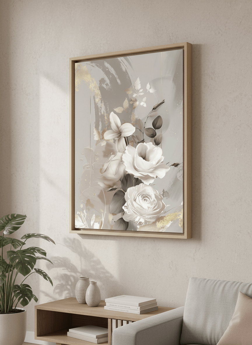 Gold Leaf Florals by Bella Eve