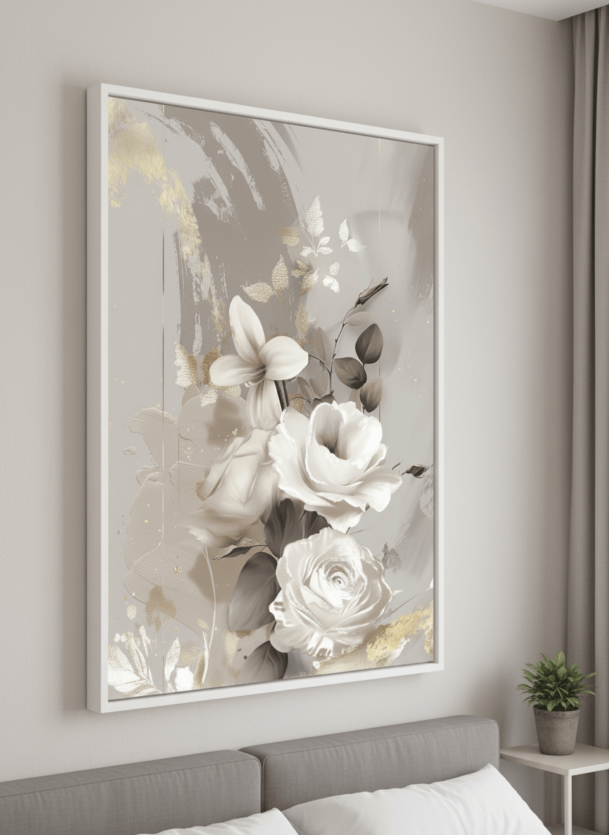 Gold Leaf Florals by Bella Eve
