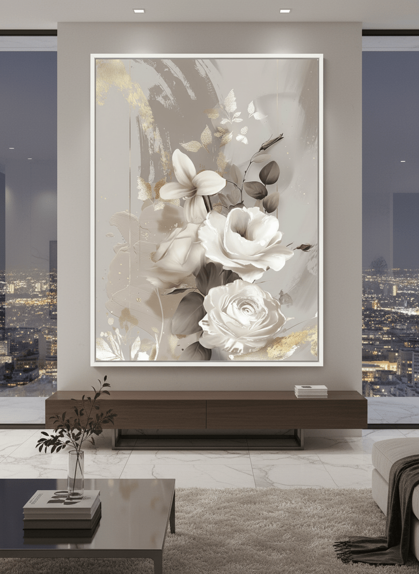 Gold Leaf Florals by Bella Eve