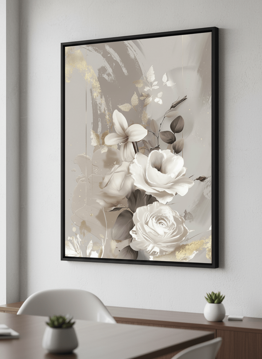 Gold Leaf Florals by Bella Eve