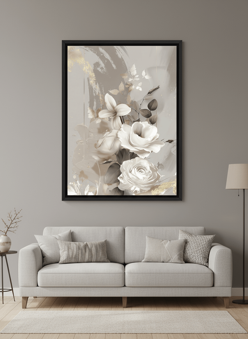 Gold Leaf Florals by Bella Eve