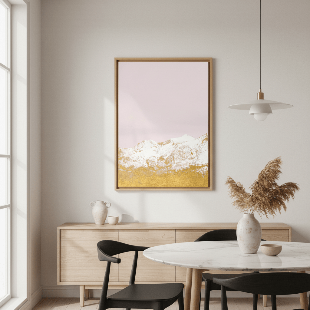 Gold Mountains by Hope Bainbridge wall - art - picture - poster