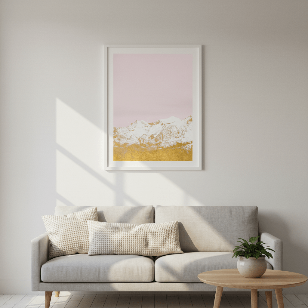Gold Mountains by Hope Bainbridge wall - art - picture - poster