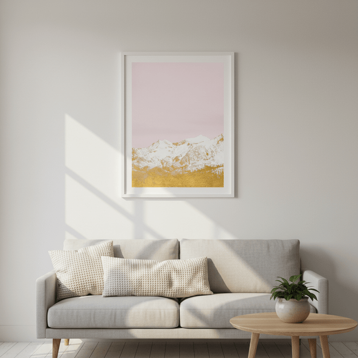 Gold Mountains by Hope Bainbridge wall - art - picture - poster