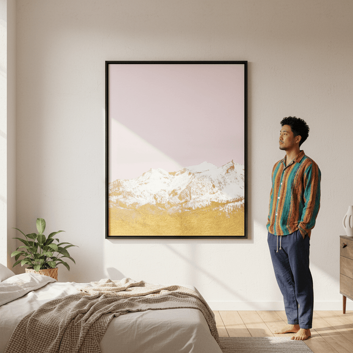 Gold Mountains by Hope Bainbridge wall - art - picture - poster
