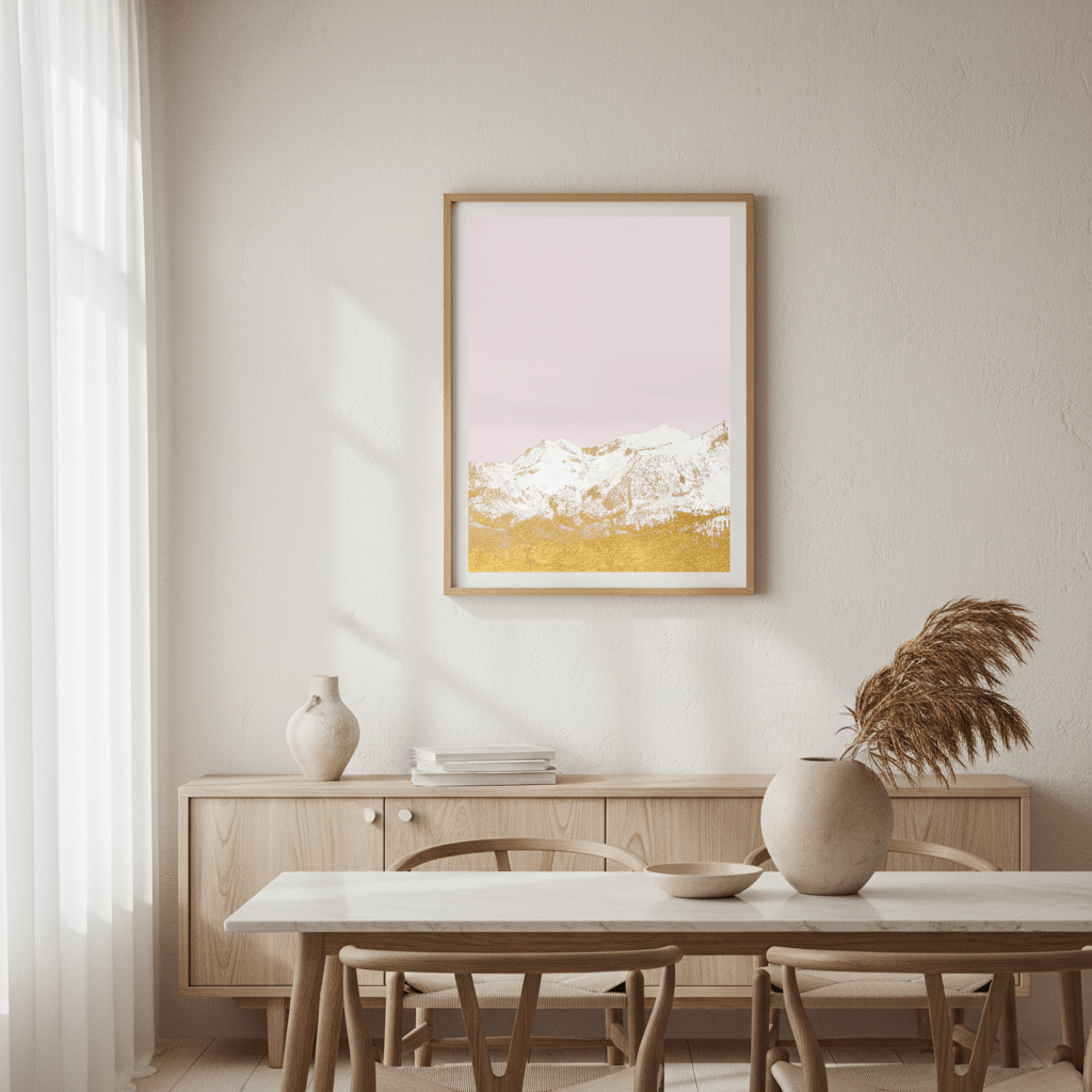 Gold Mountains by Hope Bainbridge wall - art - picture - poster