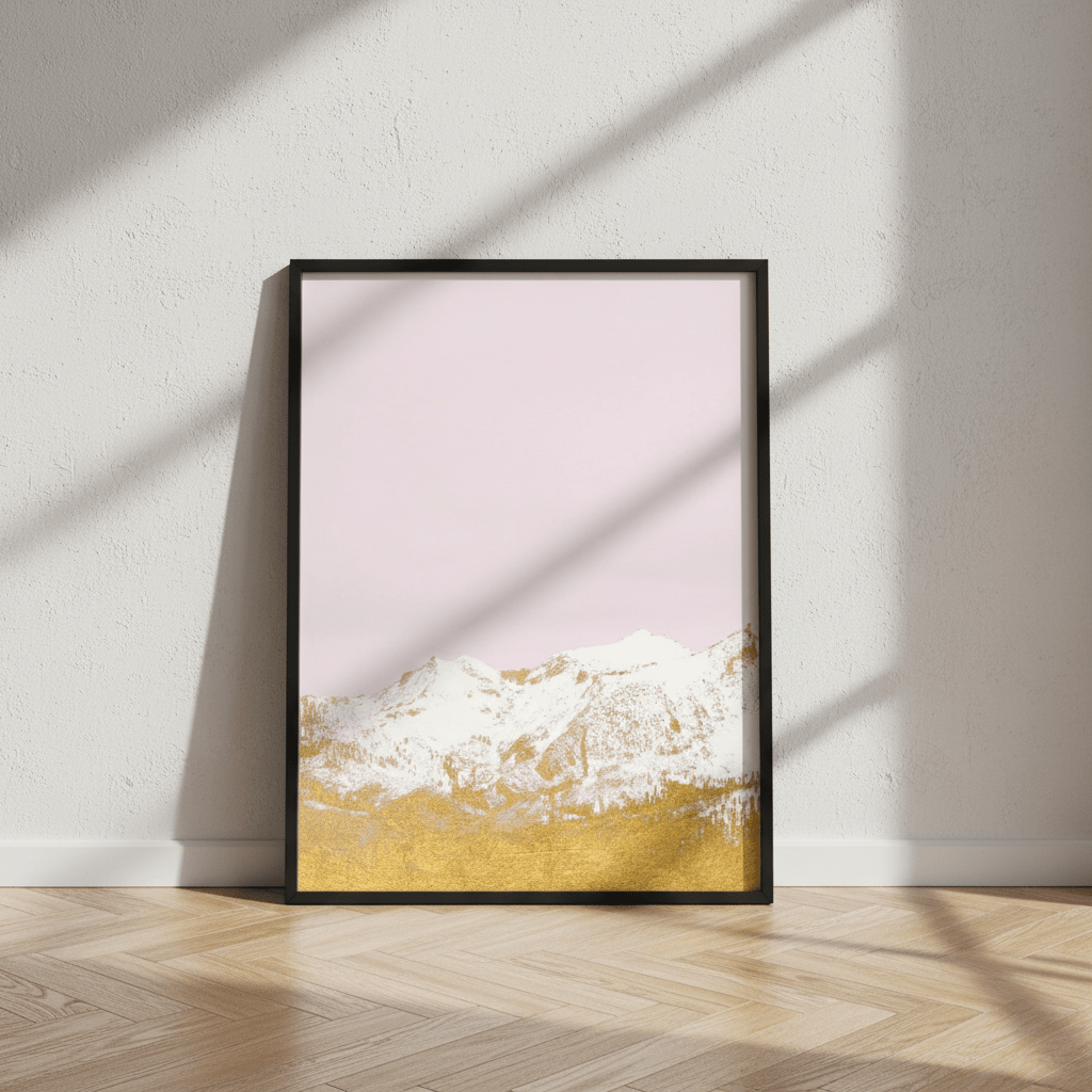 Gold Mountains by Hope Bainbridge wall - art - picture - poster