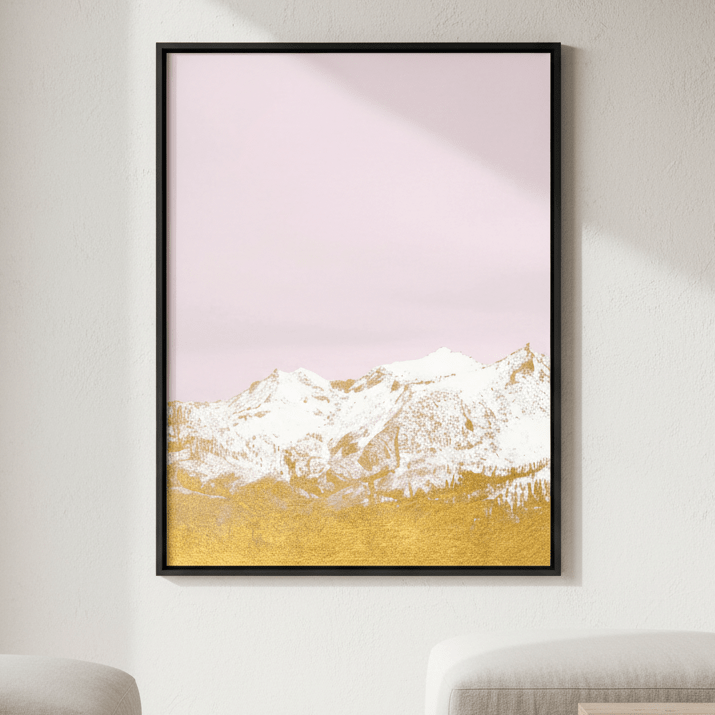 Gold Mountains by Hope Bainbridge wall - art - picture - poster