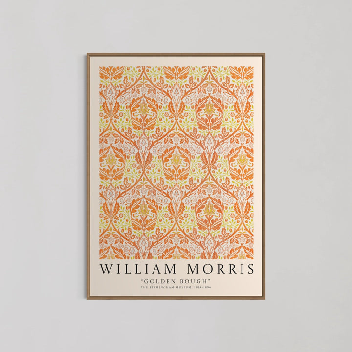 Golden Bough Pattern Wall Art by William Morris - Style My Wall