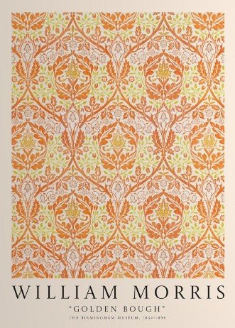 Golden Bough Pattern Wall Art by William Morris