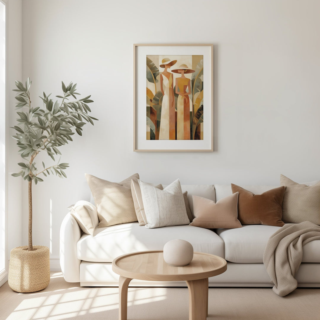 Golden Conversation wall - art - picture - poster