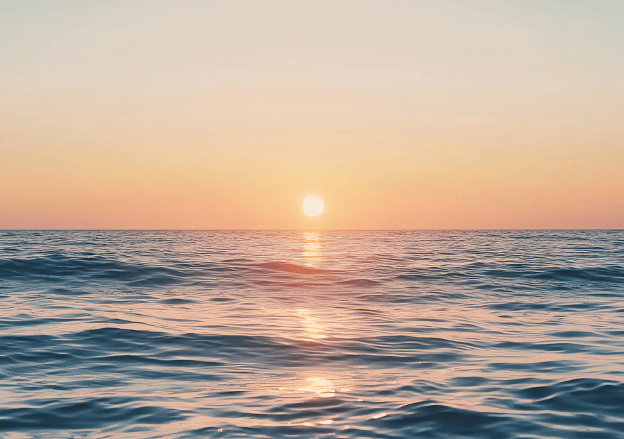 Golden Horizon Coastal Photography Wall Art