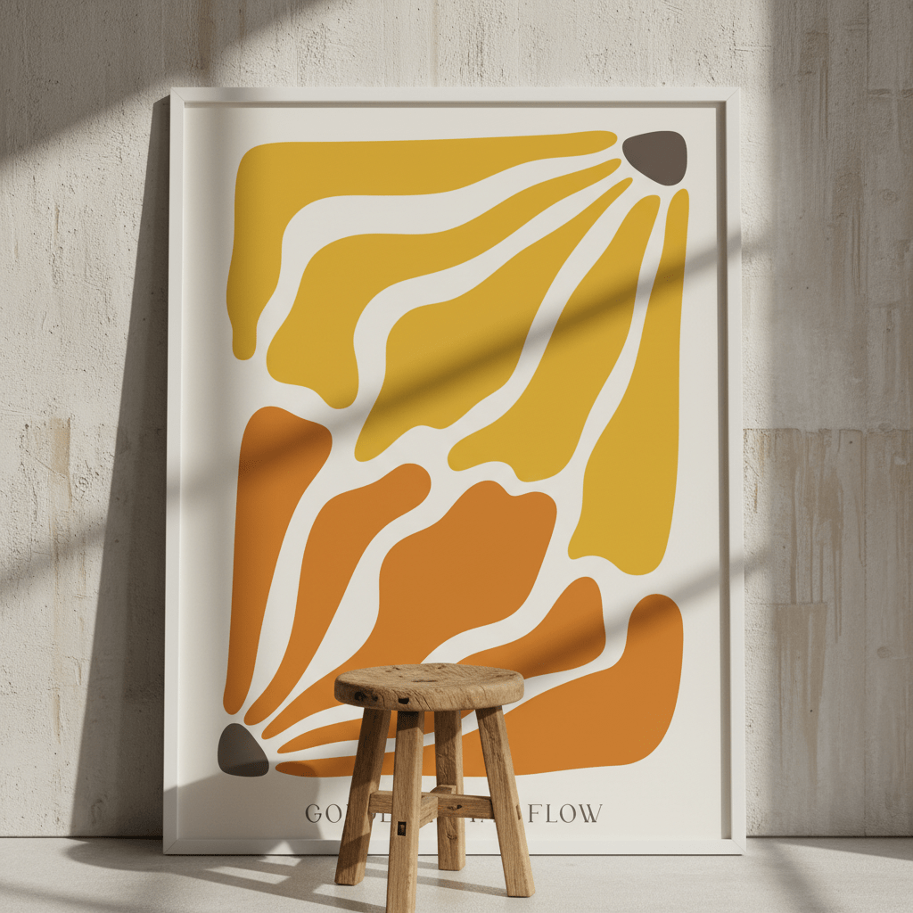 Golden Petal Flow by Henri Matisse wall - art - picture - poster