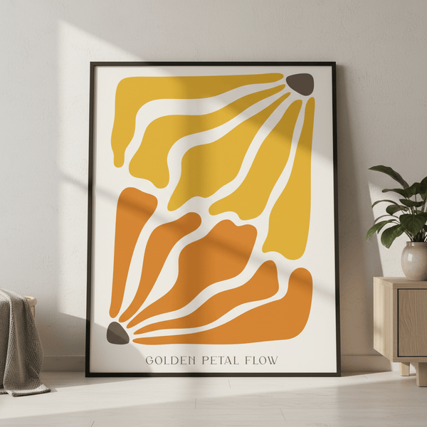 Golden Petal Flow by Henri Matisse | Art & Canvas Print
