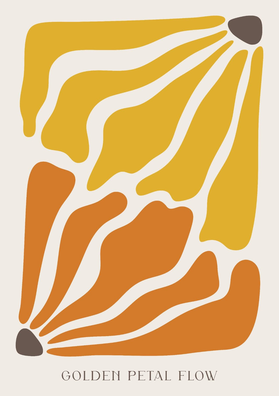 Golden Petal Flow by Henri Matisse