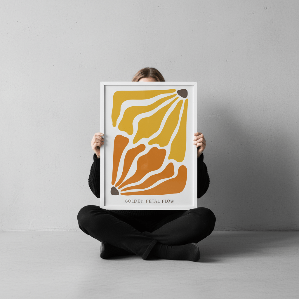 Golden Petal Flow by Henri Matisse wall - art - picture - poster