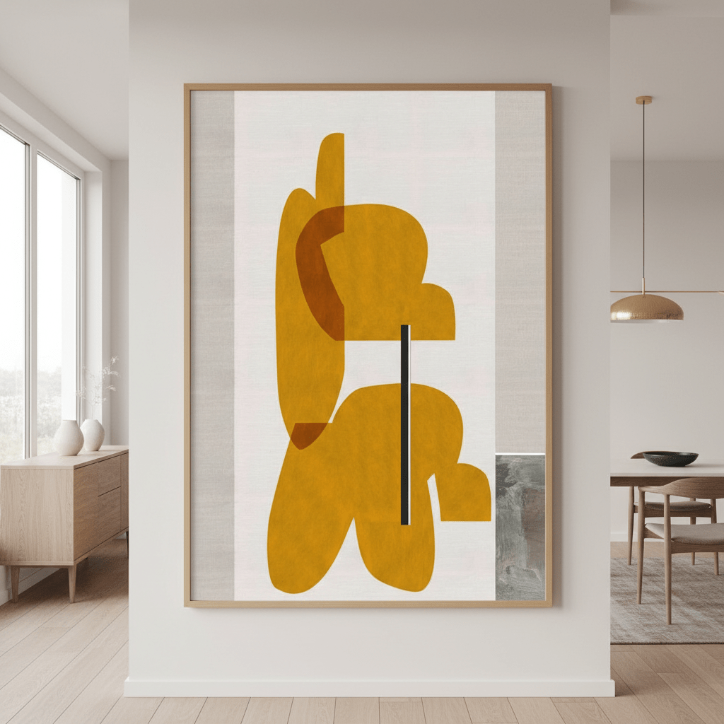 Golden Yellow by Rom Lammar wall - art - picture - poster
