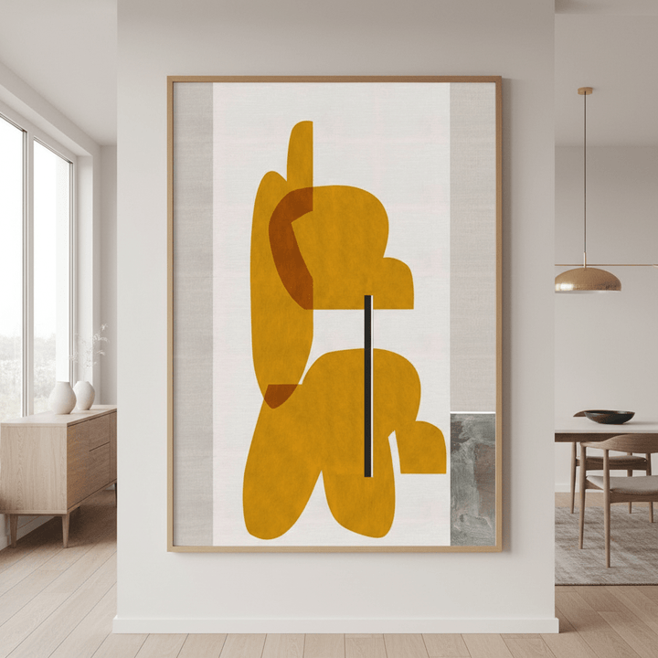 Golden Yellow by Rom Lammar wall - art - picture - poster