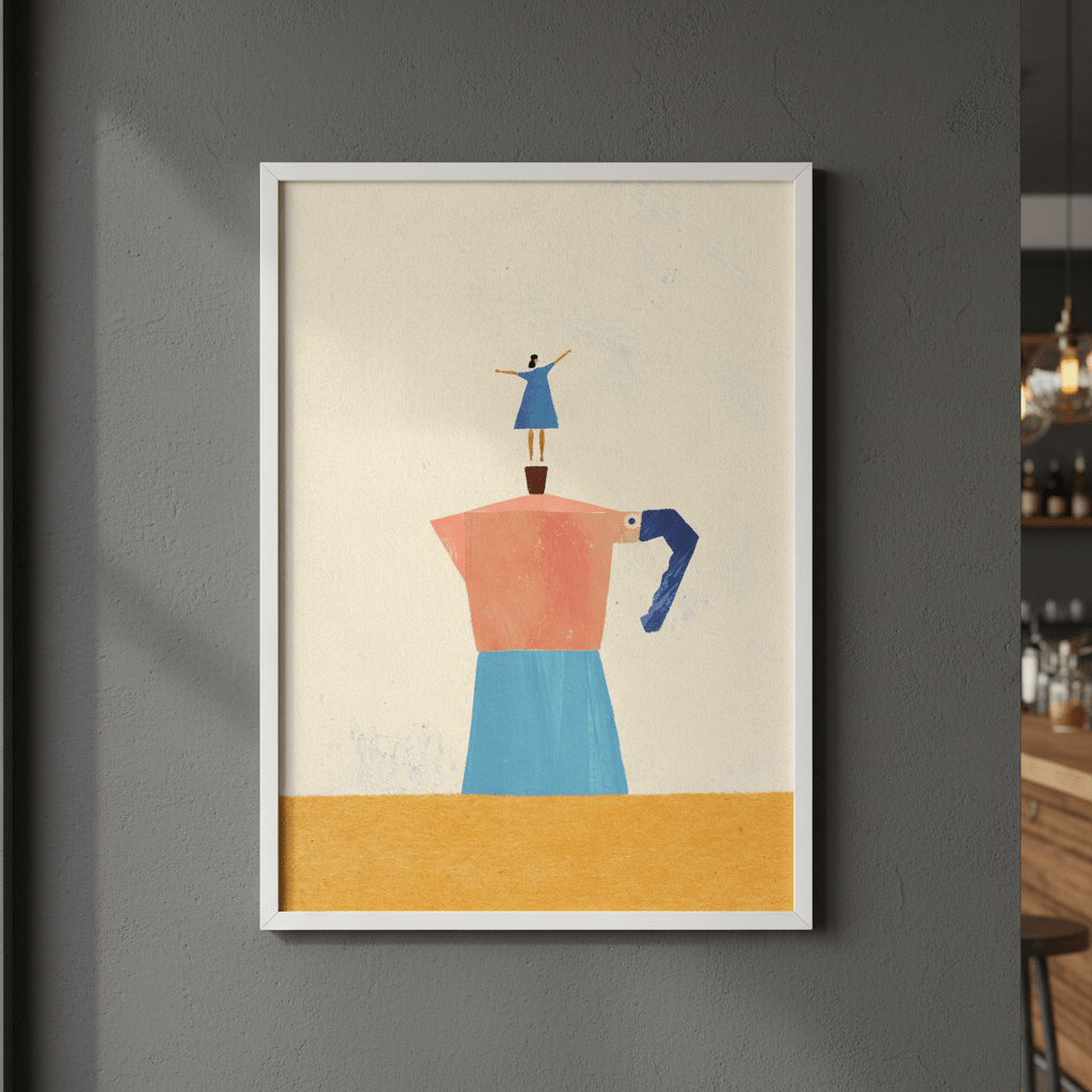 Good Morning Coffee by Henry Rivers wall - art - picture - poster