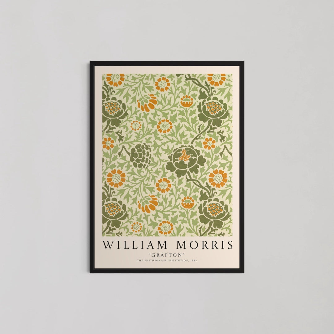 Grafton Pattern Wall Art by William Morris - Style My Wall