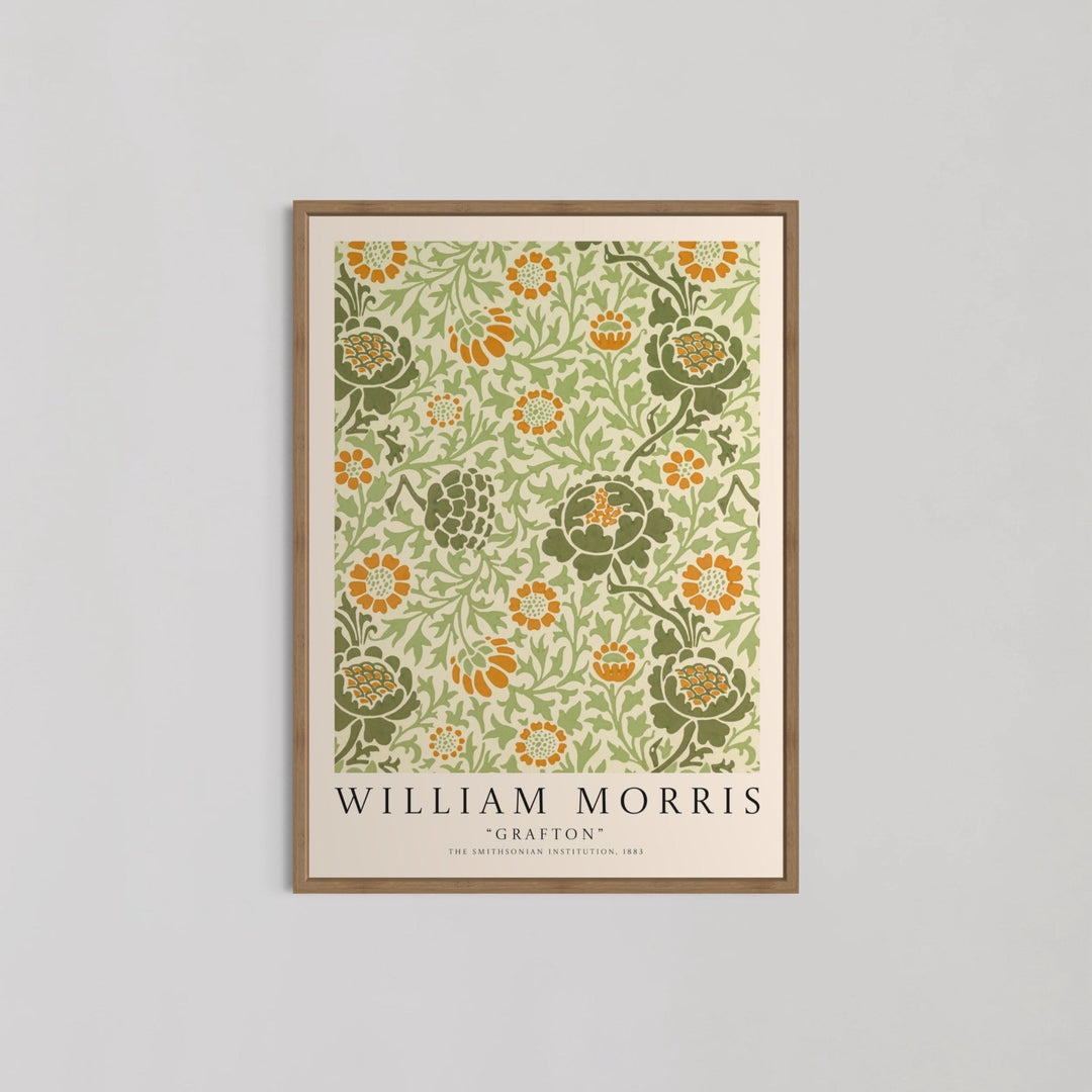 Grafton Pattern Wall Art by William Morris - Style My Wall