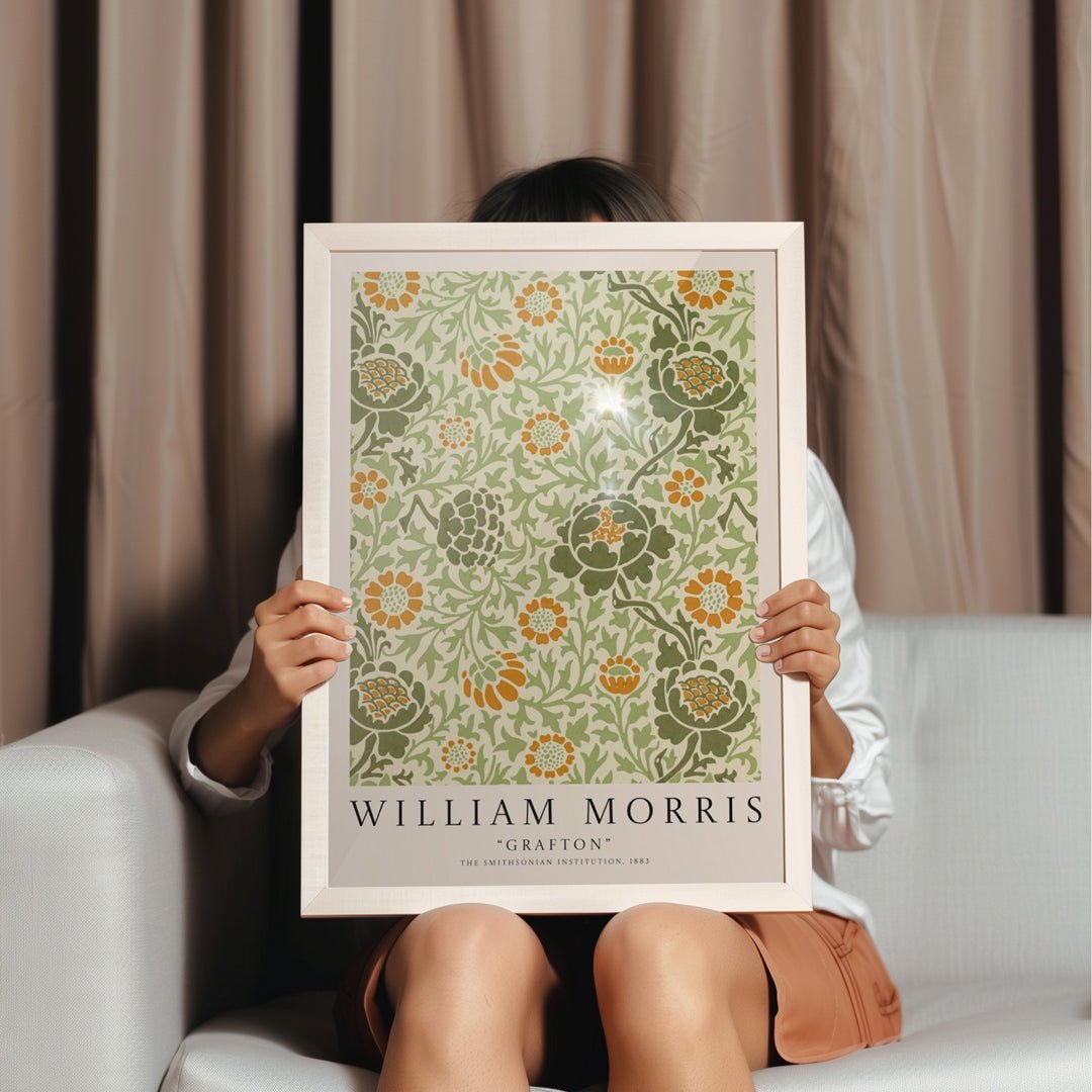 Grafton Pattern Wall Art by William Morris - Style My Wall