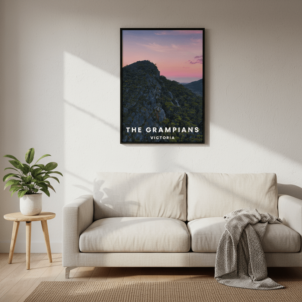Grampians Travel Poster, Victoria by L10 wall - art - picture - poster