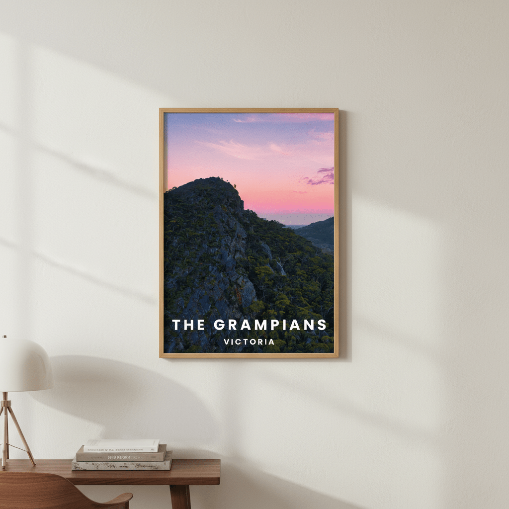 Grampians Travel Poster, Victoria by L10 wall - art - picture - poster