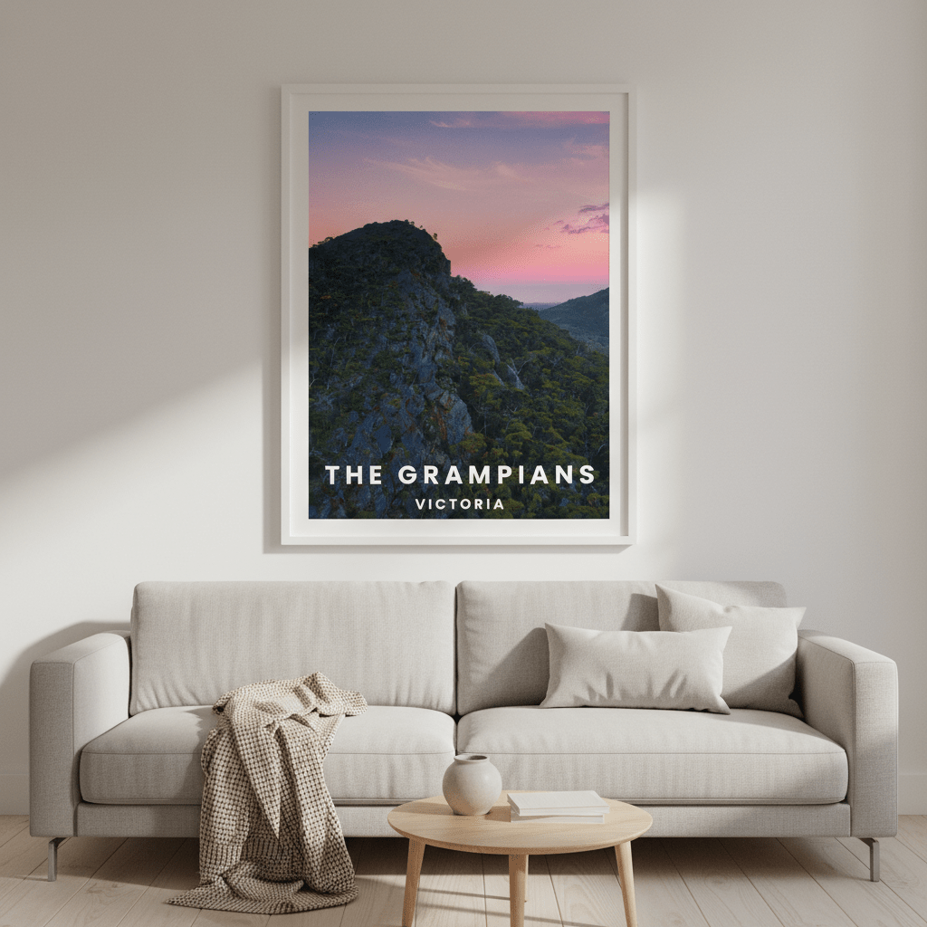 Grampians Travel Poster, Victoria by L10 wall - art - picture - poster