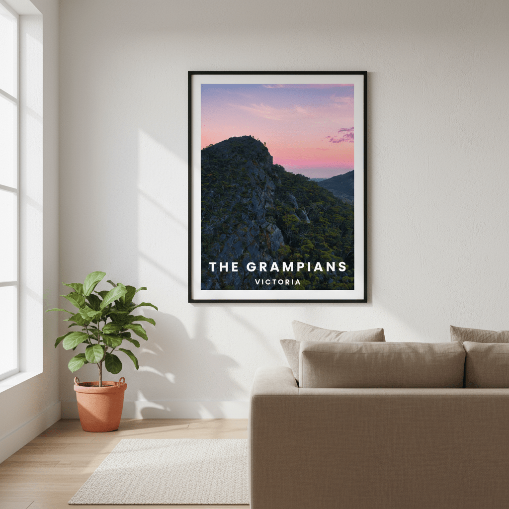 Grampians Travel Poster, Victoria by L10 wall - art - picture - poster