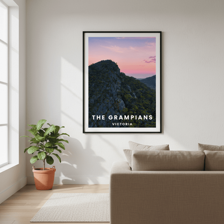 Grampians Travel Poster, Victoria by L10 wall - art - picture - poster