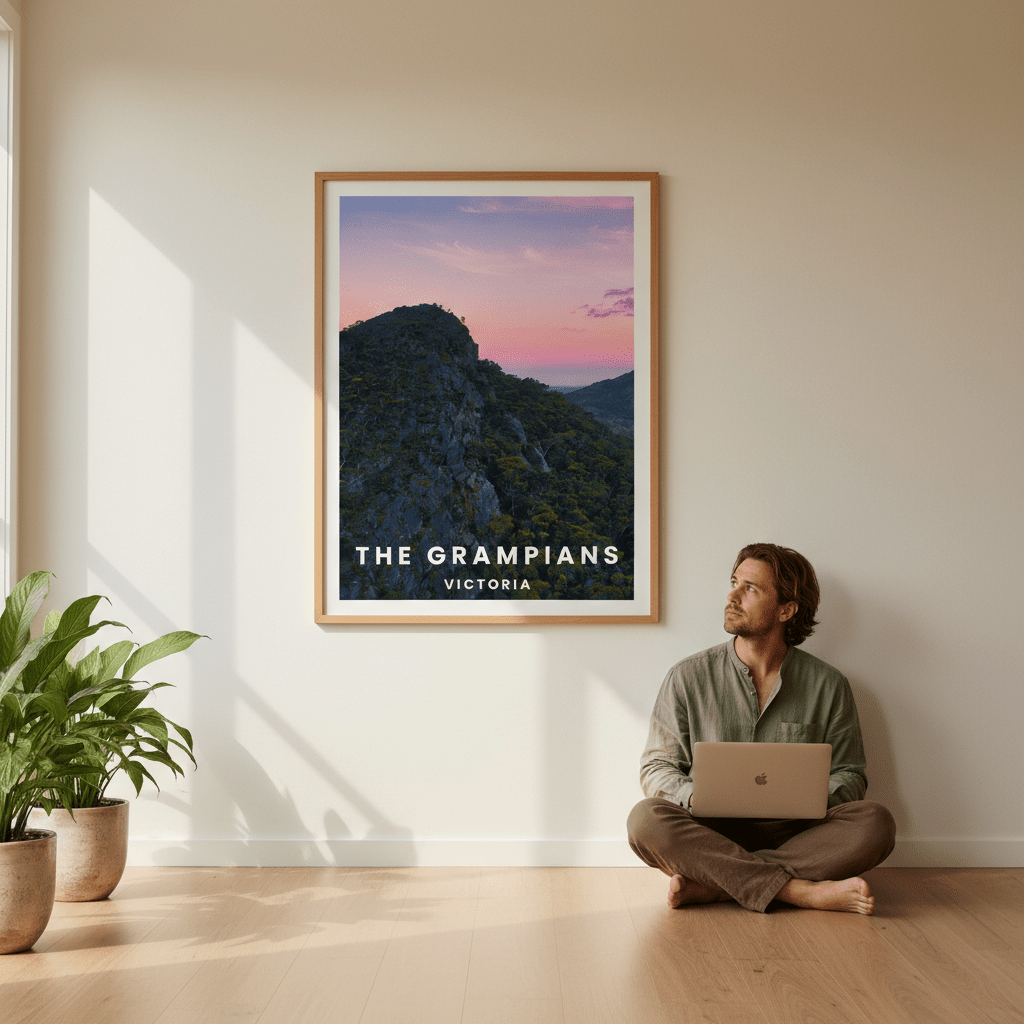 Grampians Travel Poster, Victoria by L10 wall - art - picture - poster