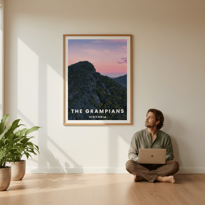 Grampians Travel Poster, Victoria by L10 wall - art - picture - poster
