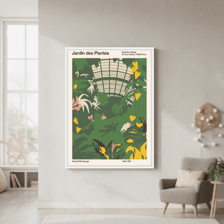 Grandes Serres du Jardin des Plantes by Florent Bodart wall - art - picture - poster