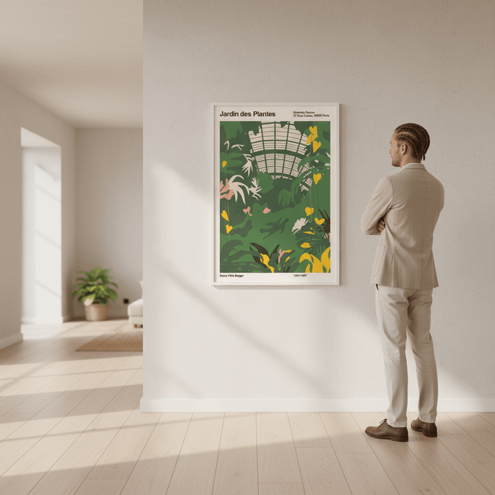 Grandes Serres du Jardin des Plantes by Florent Bodart wall - art - picture - poster