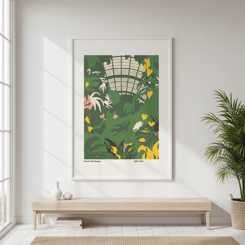 Grandes Serres du Jardin des Plantes by Florent Bodart wall - art - picture - poster