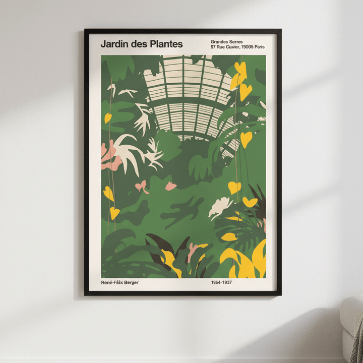 Grandes Serres du Jardin des Plantes by Florent Bodart wall - art - picture - poster