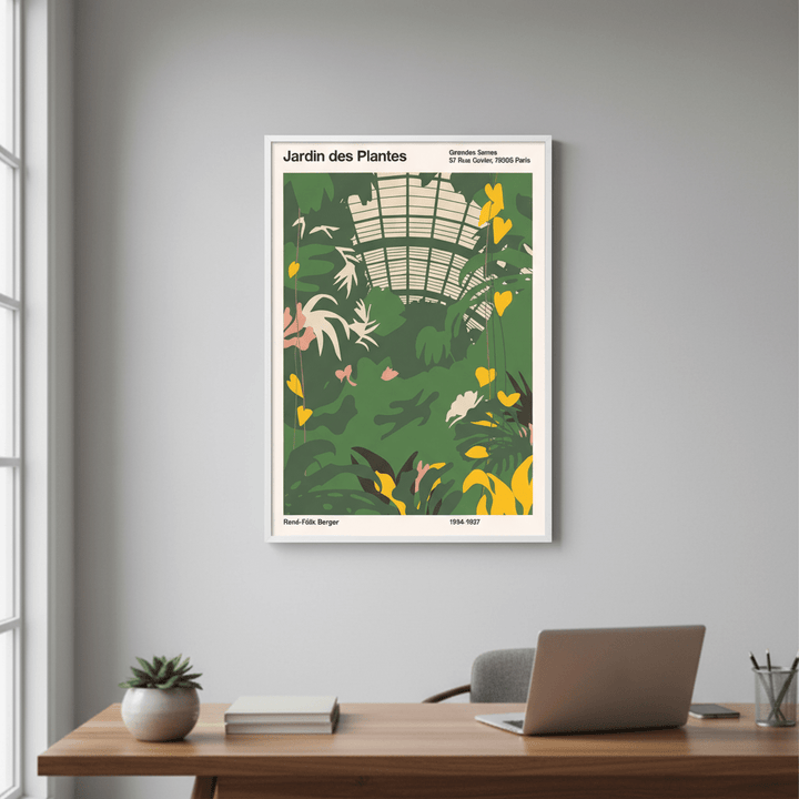 Grandes Serres du Jardin des Plantes by Florent Bodart wall - art - picture - poster