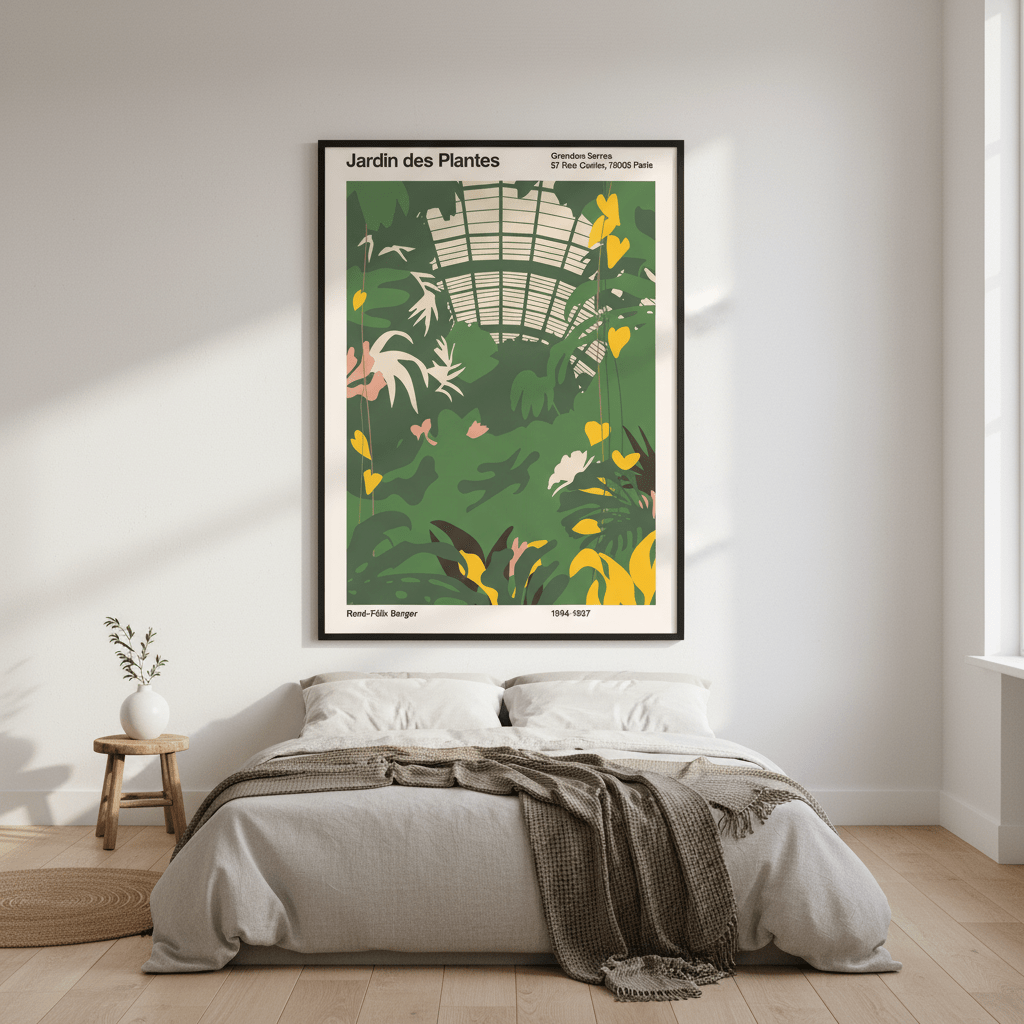 Grandes Serres du Jardin des Plantes by Florent Bodart wall - art - picture - poster