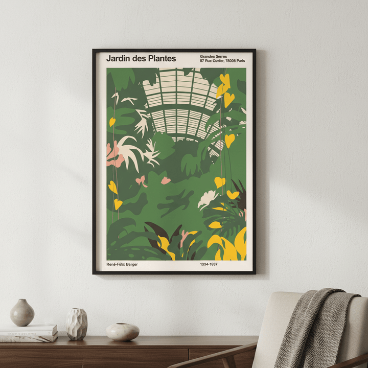 Grandes Serres du Jardin des Plantes by Florent Bodart wall - art - picture - poster