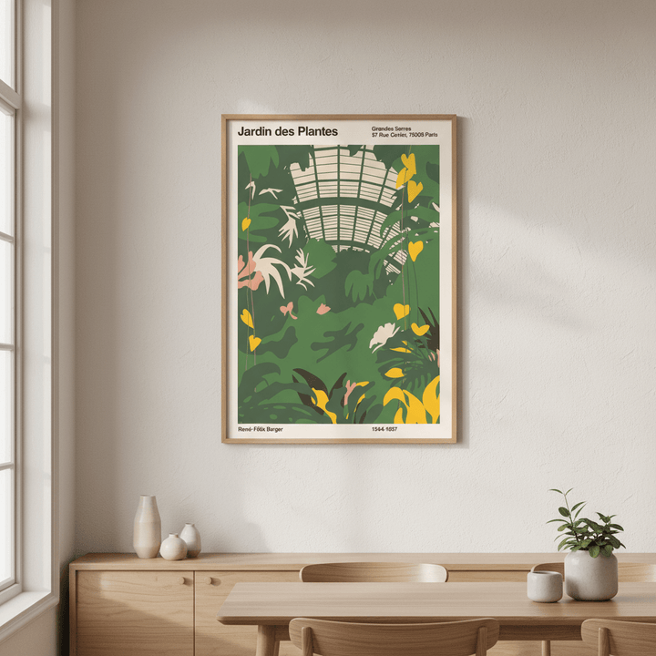 Grandes Serres du Jardin des Plantes by Florent Bodart wall - art - picture - poster