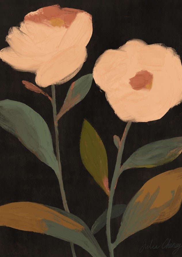 Graphic Floral by Julia Cheney