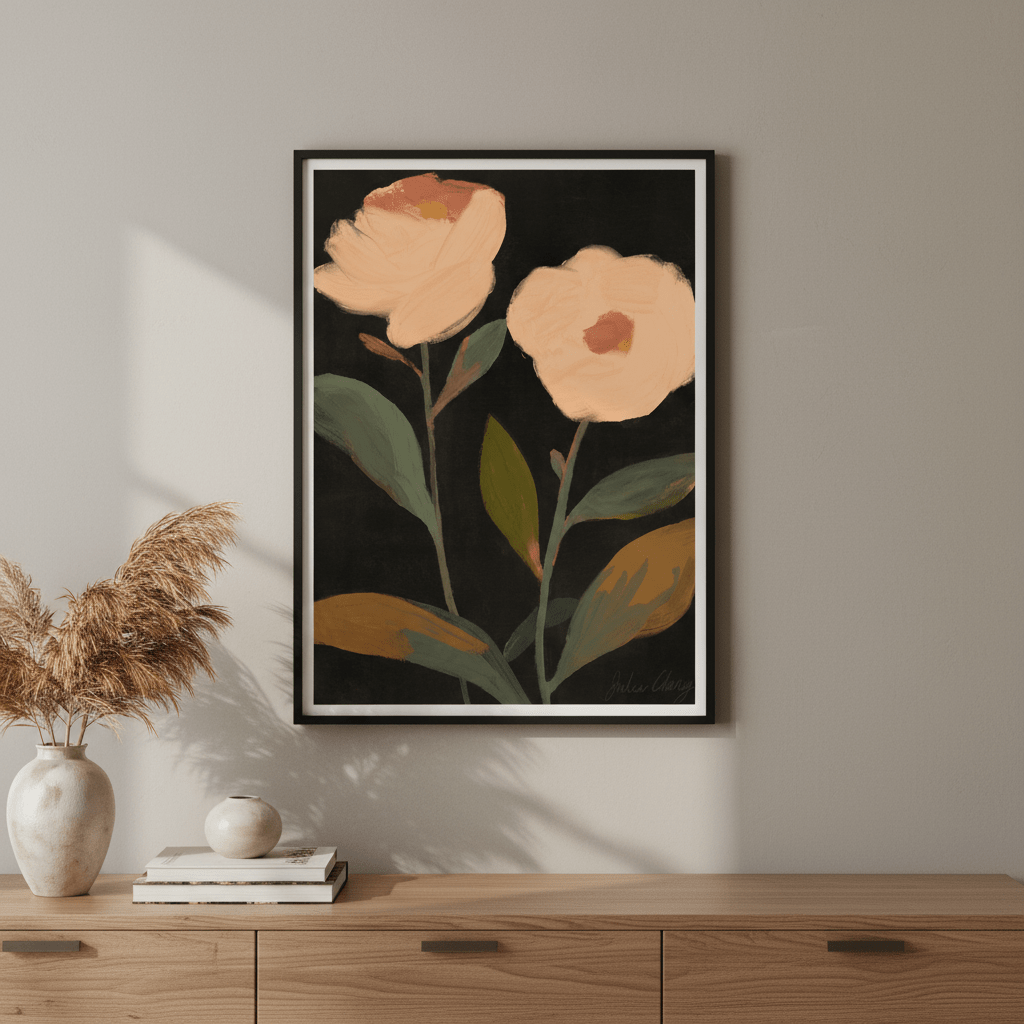 Graphic Floral by Julia Cheney wall - art - picture - poster