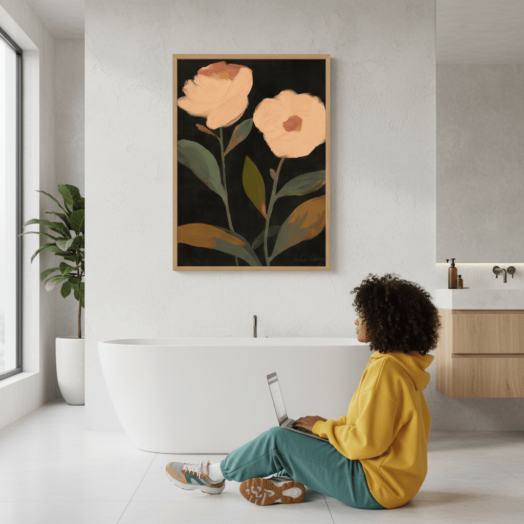 Graphic Floral by Julia Cheney wall - art - picture - poster