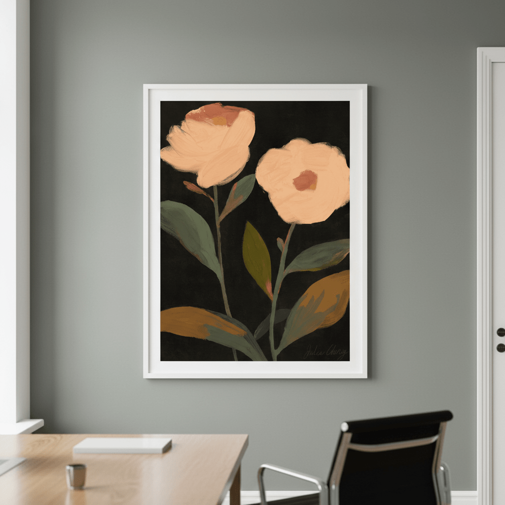 Graphic Floral by Julia Cheney wall - art - picture - poster