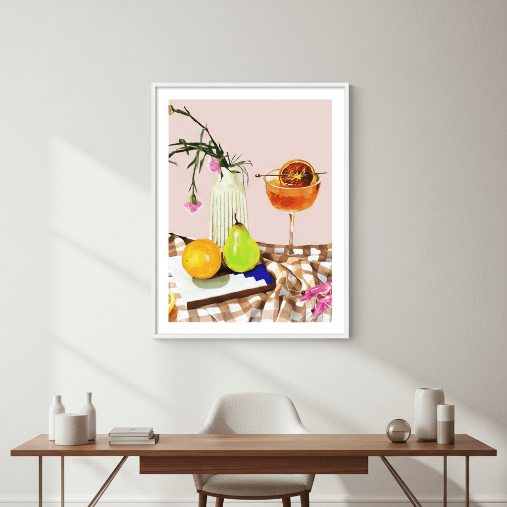 Grazing Gingham by Inkheart Designs wall - art - picture - poster