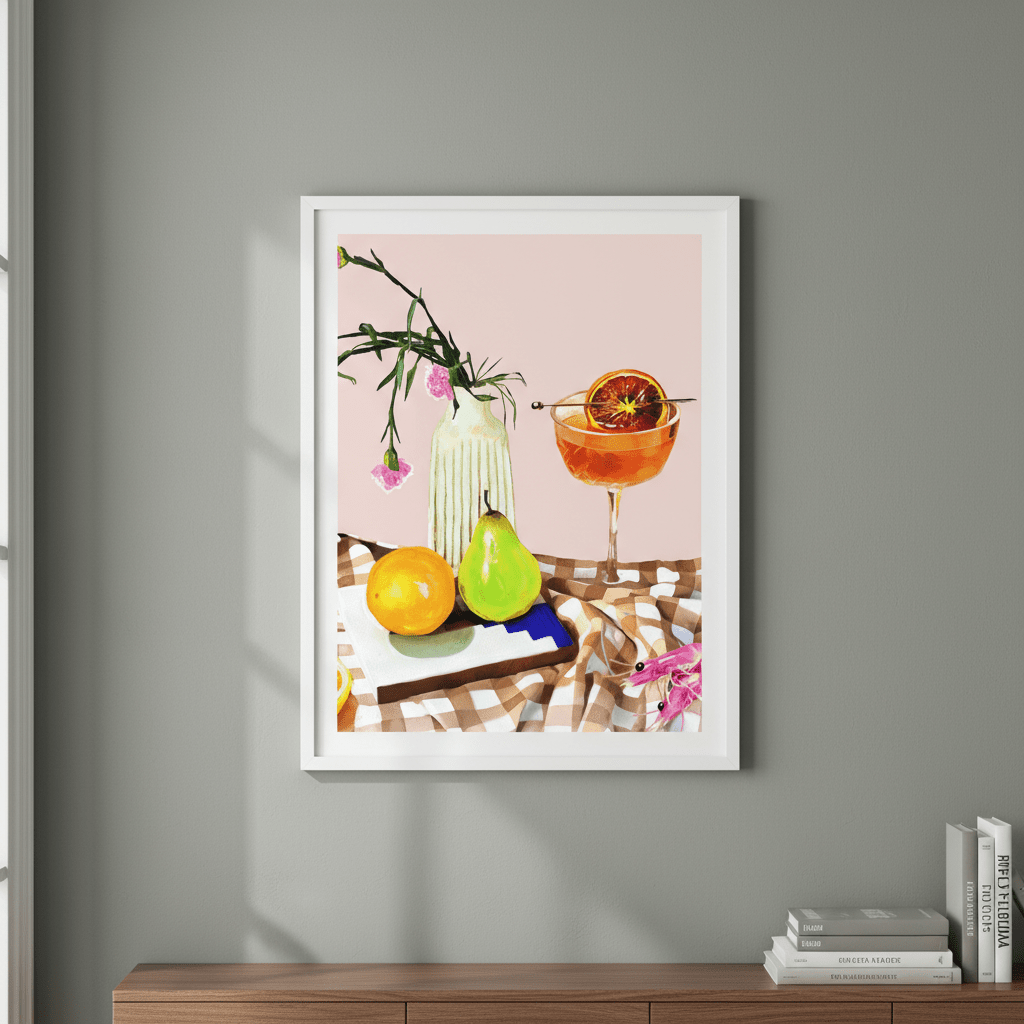 Grazing Gingham by Inkheart Designs wall - art - picture - poster