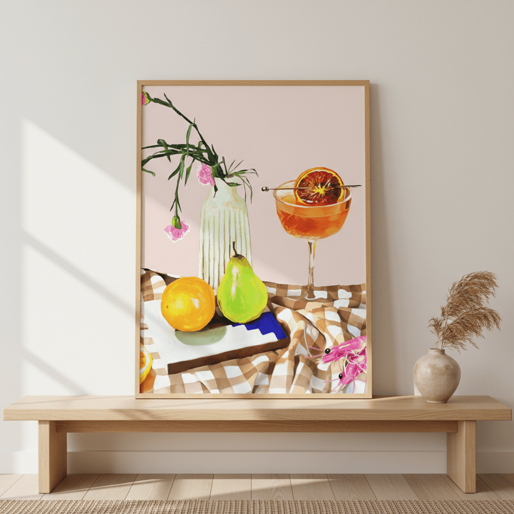 Grazing Gingham by Inkheart Designs wall - art - picture - poster