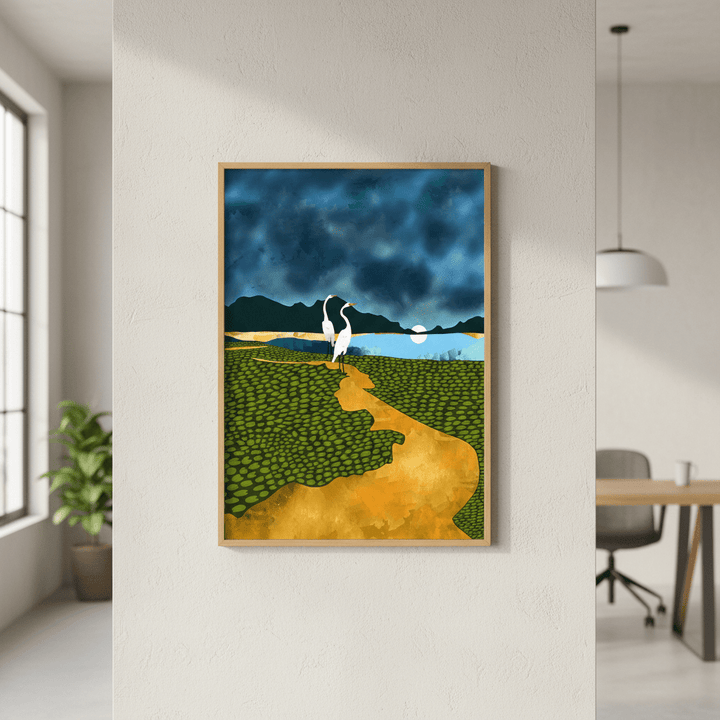 Great Egrets on Honeymoon Island by 83 Oranges wall - art - picture - poster