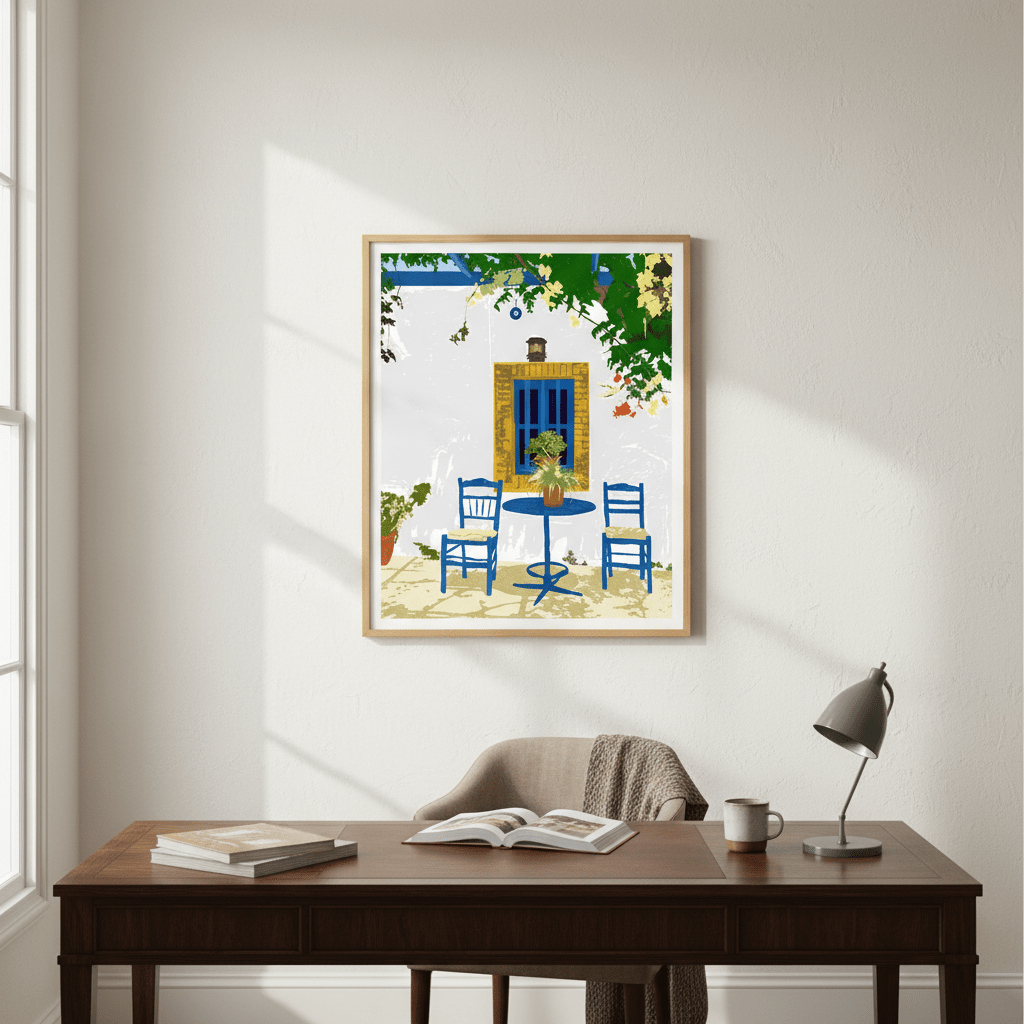 Greek Vacay for Two by 83 Oranges wall - art - picture - poster